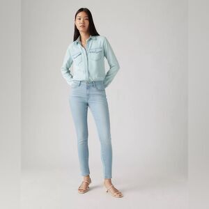 Levi's Blue 711 Skinny Women's Jeans - Light Wash - 26